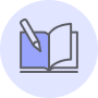 pencil with journal